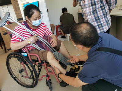 精準服務暖人心——郫都區殘聯組織開展2022年假肢、矯形器適配取型活動紀實